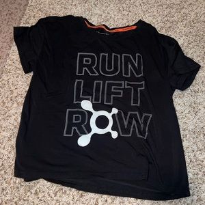 Orangetheory Black Cropped Tee